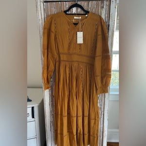 Doen “Vicia” dress in Yellow Jasper